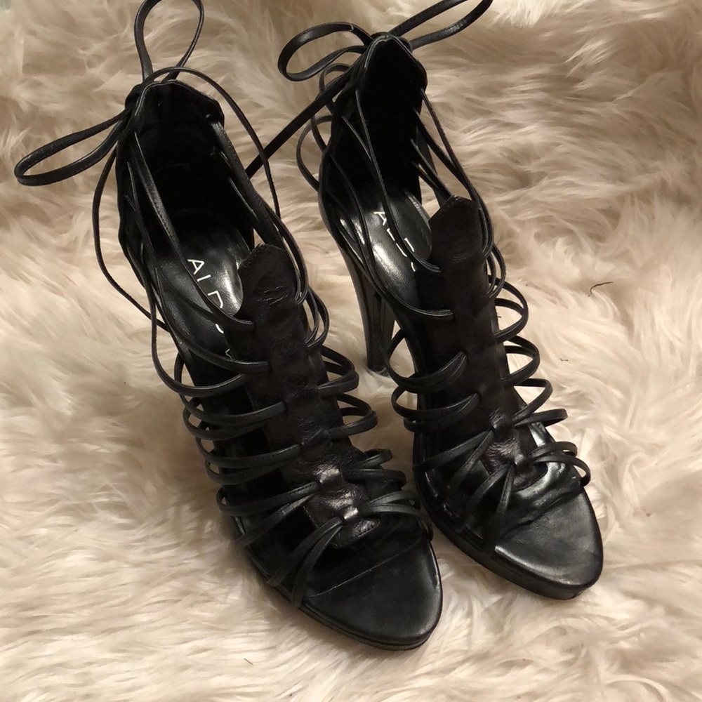 Aldo lace up heels
